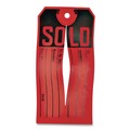 Back to School Sale | Avery 15161 4.75 in. x 2.38 in. Paper Sold Tags - Red/Black (500/Box) image number 3