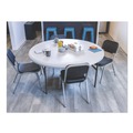 Office Chairs | Iceberg 64111 Rough n Ready 17.5 in. Seat Height Supports Up to 500 lbs. Stack Chair - Black Seat/Back/Base (4/Carton) image number 3