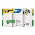 Paper Towels and Napkins | Bounty 80799721 Select-a-Size Kitchen Roll Paper Towels, 2-Ply, 5.9 x 11, White, 123 Sheets/Triple Roll, 6 Rolls/Carton image number 4