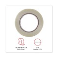Tapes | Universal UNV30048 3 in. Core 48 mm. x 54.8 m. #120 Utility Grade Filament Tape - Clear (1-Roll) image number 4