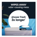 Cleaning Cloths | Cottonelle 35970 Fresh Care 1-Ply 3.73 in. x 5.5 in. Flushable Cleansing Cloths - White (8/Carton) image number 6