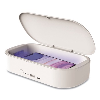 NuvoMed PUS-6/0883 Portable UV Sterilizer for Mobile Phones - White