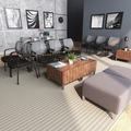 Office Chairs | Alera ALEWX43BME17 24.41 in. x 23.62 in. x 35.04 in. Wessex Mesh Fabric Guest Chair - Black image number 5