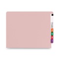 File Folders | Smead 25610 0.75 in. Expansion Shelf-Master Reinforced End Tab Colored Folders - Letter Size/Pink (100/Box) image number 3