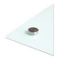 White Boards | U Brands 2301U00-01 70 x 47 Glass Dry Erase Board - White Surface image number 3