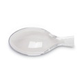 Just Launched | Dixie TH017 6 in. Heavyweight Plastic Cutlery Teaspoon - Crystal Clear (1000/Carton) image number 2