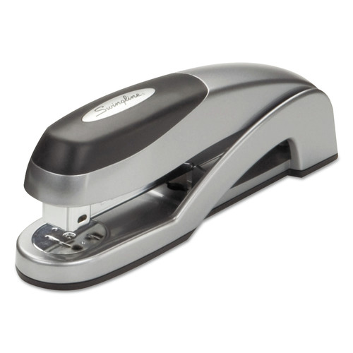 Staplers | Swingline S7087801CC Optima 25-Sheet Capacity Full Strip Desk Stapler - Silver image number 0