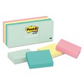 Notebooks & Pads | Post-it Notes 653-AST 1.38 in. x 1.88 in. Original Pads in Beachside Cafe Collection Colors (12 Pads/Pack) image number 0
