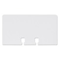 Flash Cards | Rolodex 67558 2.25 in. x 4 in. Plain Unruled Refill Card - White (100/Pack) image number 2