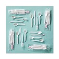 Cutlery | Pactiv Corp. YFWSWCH Fieldware Mediumweight Spoon Cutlery - White (1,000/Carton) image number 4