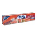 Food Service | Hefty R83812 14.38 in. x 9 in. Slider Food Storage Bags - Clear/Jumbo (12/Box) image number 1