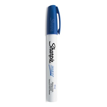 Sharpie 35551 Permanent Paint Marker - Medium Bullet Tip/Blue