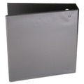 Just Launched | Universal UNV20991 Economy 3 in. Capacity 11 in. x 8.5 in. 3 Round Ring View Binder - Black image number 7