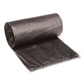 Just Launched | Boardwalk H4823RKKR01 10 Gallon 0.35 mil 24 in. x 23 in. Perforated Roll Low-Density Waste Can Liners - Black (50 Bags/Roll, 10 Rolls/Carton) image number 0