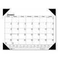 Bulletin Boards | House of Doolittle 0124-02 18.5 in. x 13 in. 12-Month (Jan-Dec) 2026 Recycled One-Color Dated Monthly Desk Pad Calendar - White/Black image number 0