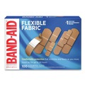 Bandages | BAND-AID 11507800 Flexible Fabric Adhesive Bandages - Assorted (100/Box) image number 0