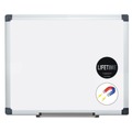 White Boards | MasterVision CR0601170MV 24 in. x 36 in. Aluminum Frame Porcelain Value Dry Erase Board - White image number 1