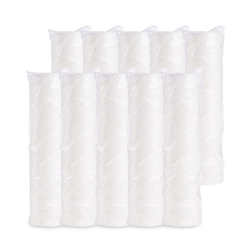 Just Launched | Dart 6JL Vented Plastic Lids for 3.5 oz to 6 oz. Foam Containers - White (1000/Carton) image number 0