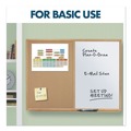 Bulletin Boards | Quartet S554 48 in. x 36 in. Oak Finished Fiberboard (MDF) Frame Combination Board - Brown/White Surface image number 5