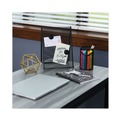 Pens | Universal UNV27410 Medium 1 mm Stick Ballpoint Pen - Black Ink, Gray/Black Barrel (1 Dozen) image number 5