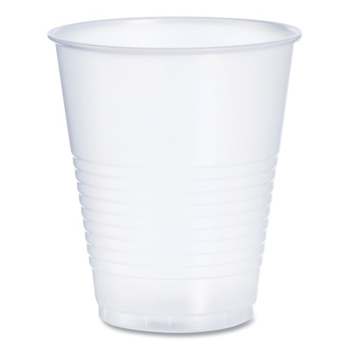  | Dart Y12S 12 oz. Translucent High-Impact Polystyrene Squat Cold Cups (20 Sleeves/Carton) image number 0