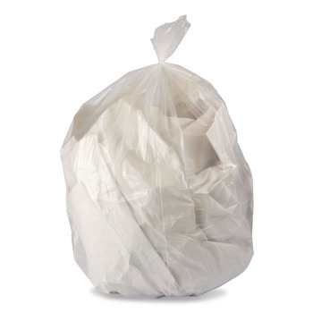TRASH BAGS | Heritage H8053PC RAC 40 in. x 53 in. 55 gal. 0.9 mil AccuFit Linear Low Density Can Liners - Clear (100/Carton)