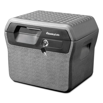  | SentrySafe FHW40100 0.66 cu-ft. 16.63 in. x 13.88 in. x 14.13 in. Waterproof Fire-Resistant File - Charcoal Gray