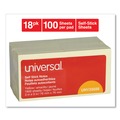 Sticky Notes & Post it | Universal UNV35688 100 Sheet 3 in. x 3 in. Self-Stick Note Pads - Yellow (18/Pack) image number 1