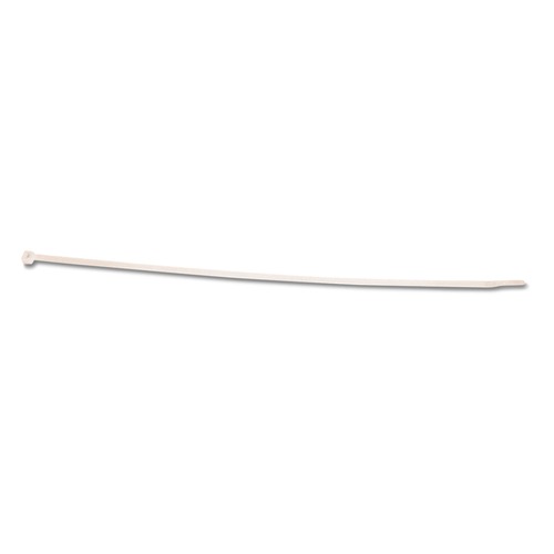 Office Cable Management | Tatco 22200 8 in. x 0.19 50 lbs. Nylon Cable Ties - Natural (1000/Pack) image number 0