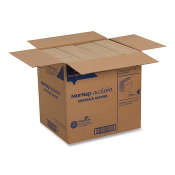 | Georgia-Pacific 37604 Interfold Napkin Refills 1-Ply 13 x 8.5 Brown 900 Napkins/Pack 12 Packs/Carton