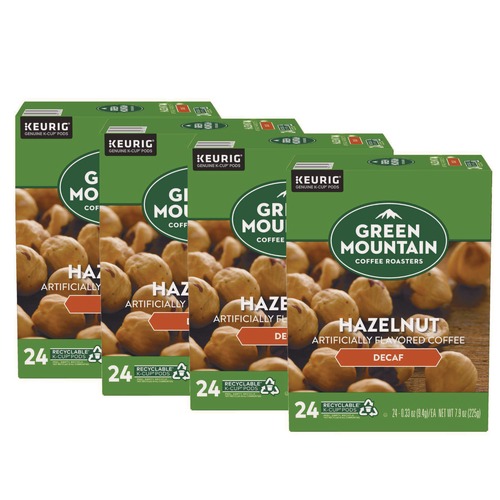 Coffee | Green Mountain Coffee 5000330143 Coffee K-Cups - Hazelnut Decaf (96/Carton) image number 0