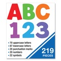 Arts & Crafts Supplies | Carson-Dellosa 130098 219-Piece 4 in. EZ Letter Combo Pack - Assorted Splash Character Colors (1-Pack) image number 2