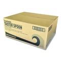 Cutlery | Boardwalk BWKSPOONWHPS Heavyweight Wrapped Polystyrene Teaspoon Cutlery - White (1000/Carton) image number 3