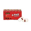 Back to School Sale | Scotch 600-6PK 0.75 in. x 36 yds 1 in. Core Tape - Transparent (6/Pack) image number 3