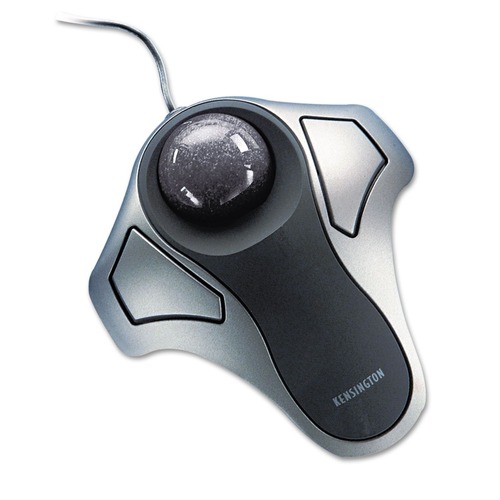 Office Electronics & Batteries | Kensington K64327F Orbit Optical Trackball Mouse USB 2.0 Left/Right Hand Use - Black/Silver image number 0