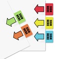 Page Flags | Redi-Tag B76830 Removable Page Flags - Green/Yellow/Red/Blue/Orange (50/Pack) image number 1