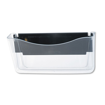 STORAGE AND ORGANIZATION | Rubbermaid 65986 13.75 in. x 3 in. x 6.63 in. A4/Letter Size Unbreakable Magnetic Wall File - Clear