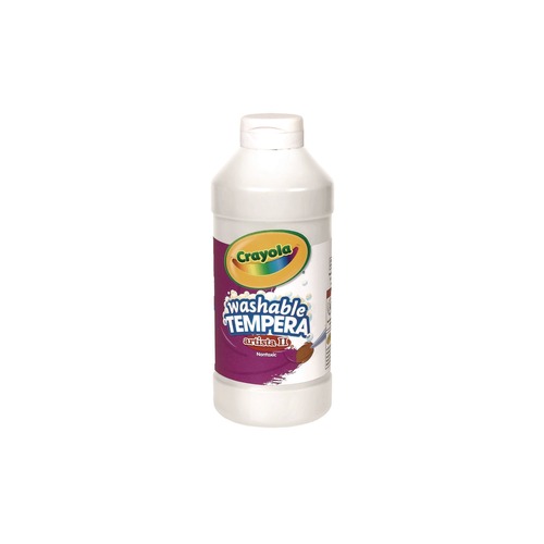 Acrylic & Tempera Paint | Crayola 543132053 Artista II 32 oz Washable Tempera Paint - White image number 0