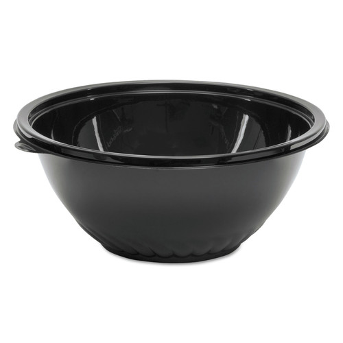 Bowls and Plates | WNA WNA APB160BL 12 in. x 5 in. 160 oz. Caterline Pack n' Serve Plastic Bowl - Black (25/Carton) image number 0