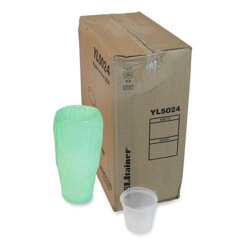 Food Trays, Containers, and Lids | Pactiv Corp. YL5024 24 oz 4.55 x 4.55 x 4.35 Newspring DELItainer Microwavable Plastic Container - Clear (480/Carton) image number 0