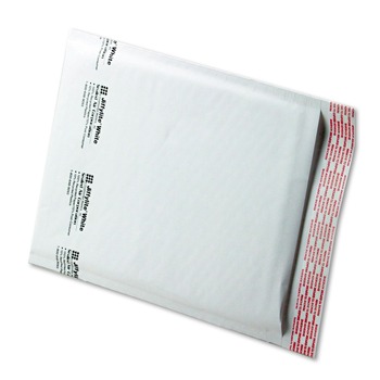 Sealed Air 39258 Jiffylite 8.5 in. x 12 in. #2 Barrier Bubble Air Cell Cushion Self-Adhesive Closure Self-Seal Bubble Mailer - White (100/Carton)