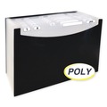 Sheet Protectors | C-Line 48221 12 in. Expansion 1/5-Cut Tabs 21-Pocket Stand-Up Design Expanding File - Legal Size/Black image number 3