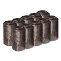 Trash & Waste Bins | Boardwalk H4832RKKR01 16 Gallon 0.35 mil 24 in. x 32 in. Perforated Roll Low-Density Waste Can Liners - Black (50 Bags/Roll, 10 Rolls/Carton) image number 0