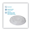 Cups and Lids | Dixie CL912PET Plastic Cold Drink Cup Lids Fits 9 oz. to 12 oz. Cold Cups - Clear (1000/Carton) image number 6