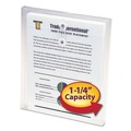 File Folders | Smead 89540 9.75 x 11.63 Open-End (Vertical) Poly String and Button Interoffice Envelopes - Clear (5/Pack) image number 5