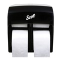 Toilet Paper Dispensers | Scott 44518 11.25 in. x 6.31 in. x 12.75 in. Pro High Capacity Coreless SRB Tissue Dispenser - Black (1/Carton) image number 1