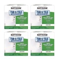 All-Purpose Cleaners | Rust-Oleum 384165 Specialty Tub and Tile Refinishing Kit, Gloss White, Quart, 4 Kits/Carton image number 0