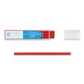 Back to School Sale | Tombow 51541 4.4 millimeter Mechanical Wax-Based Marking Pencil Refills - Red (10/Box) image number 0