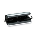 Staple Punches | Swingline A7074350F 9/32 in. Holes 32-Sheet Lever Handle Heavy-Duty Two- to Seven-Hole Punch - Black image number 2