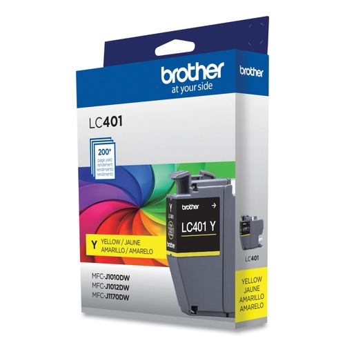 Ink & Toner | Brother LC401YS LC401YS 200 Page-Yield Ink - Yellow image number 0